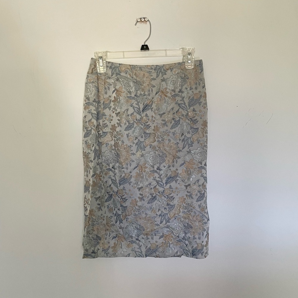 Elegance Paris Floral Skirt Womens Size 40 IT